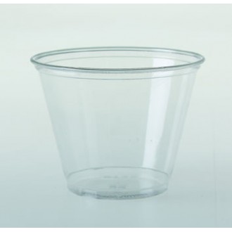 SOLO/ DART TP9R Plastic Clear Cups 9 oz - Squat  *** OFFER** FLURRY CUP 